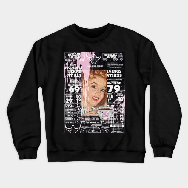 Central Food Terminal - Collage/Surreal Art Crewneck Sweatshirt by DIGOUTTHESKY